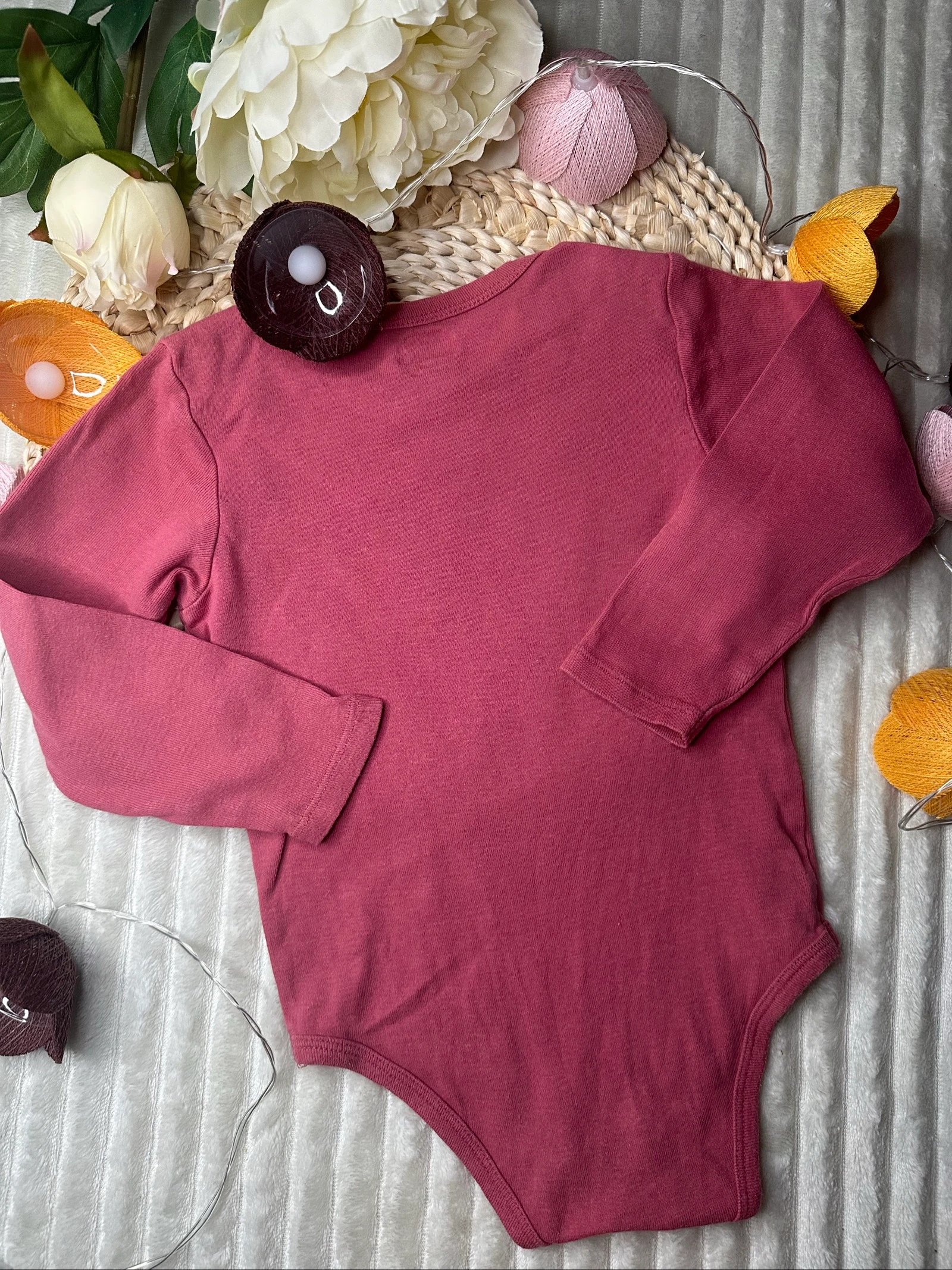 Set van 2 Kiabi lange mouwen bodys roze 36 maanden – photo 3